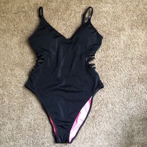 Black one piece Victoria secret bathing suit